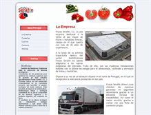 Tablet Screenshot of frutasserafin.com
